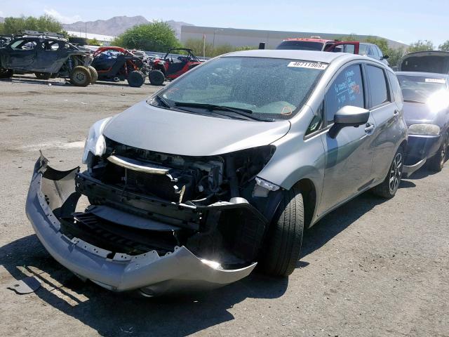 3N1CE2CP7FL433719 - 2015 NISSAN VERSA NOTE GRAY photo 2