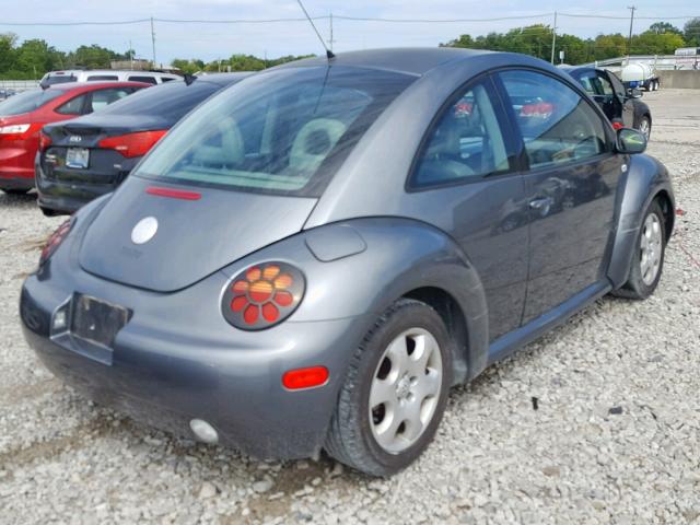 3VWCB21C62M435498 - 2002 VOLKSWAGEN NEW BEETLE 灰色 照片 4