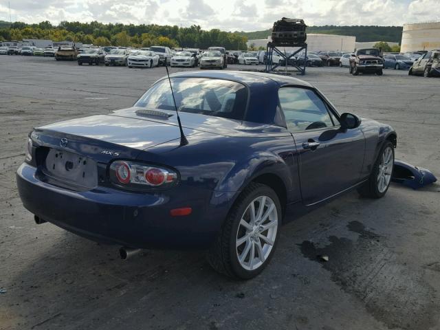 JM1NC26F280155147 - 2008 MAZDA MX-5 MIATA BLUE photo 4