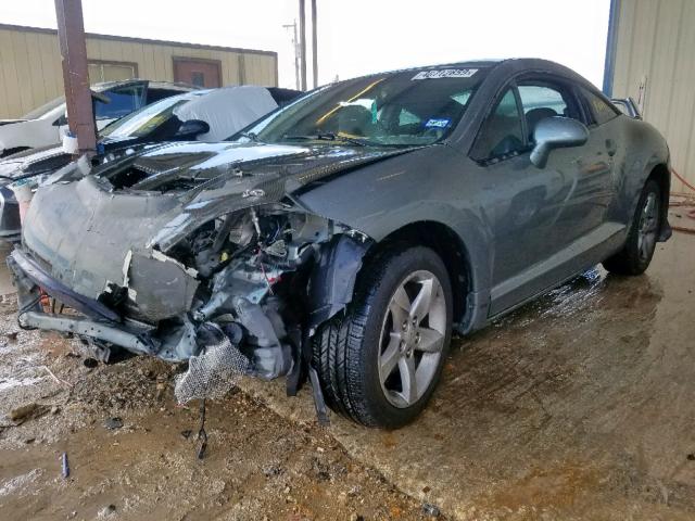 4A3AK24F98E029839 - 2008 MITSUBISHI ECLIPSE GS GRAY photo 2