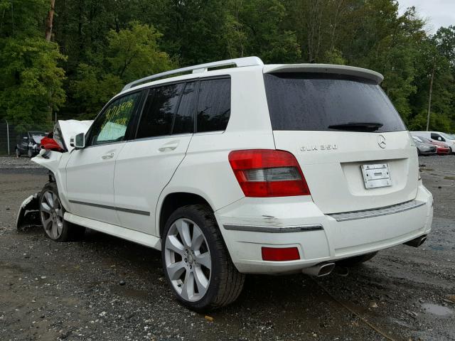 WDCGG8HB6AF491164 - 2010 MERCEDES-BENZ GLK 350 4M WHITE photo 3