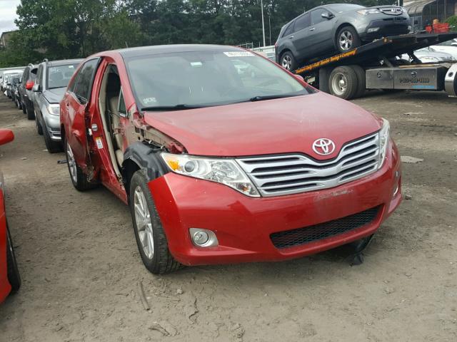 4T3BA3BB0AU018341 - 2010 TOYOTA VENZA BASE RED photo 1