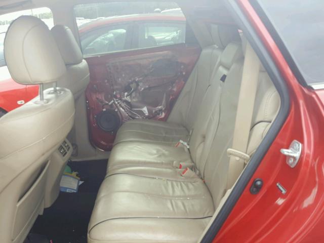 4T3BA3BB0AU018341 - 2010 TOYOTA VENZA BASE RED photo 6