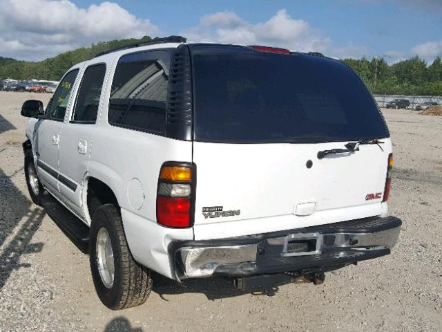 1GKEK13Z24J303088 - 2004 GMC YUKON WHITE photo 3