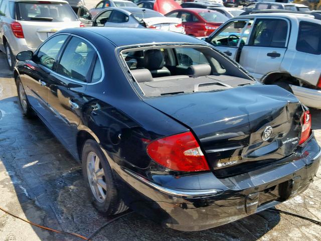 2G4WD582881149785 - 2008 BUICK LACROSSE C BLACK photo 3