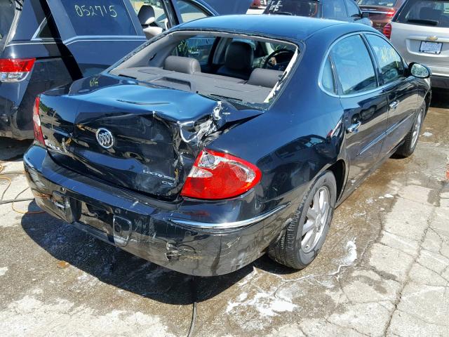 2G4WD582881149785 - 2008 BUICK LACROSSE C BLACK photo 4