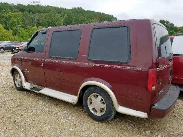 1GBDM19XX2B143559 - 2002 CHEVROLET ASTRO BURGUNDY photo 10