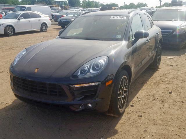 WP1AB2A53FLB61159 - 2015 PORSCHE MACAN S BLACK photo 2