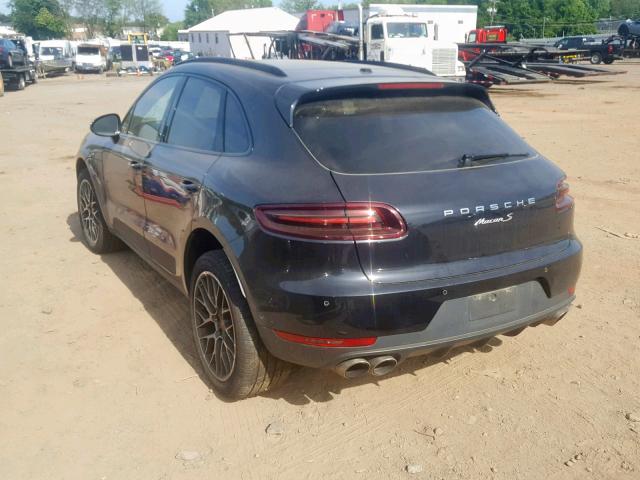 WP1AB2A53FLB61159 - 2015 PORSCHE MACAN S BLACK photo 3