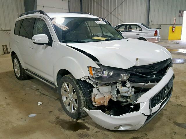 JA4JT3AW8DU013992 - 2013 MITSUBISHI OUTLANDER WHITE photo 1