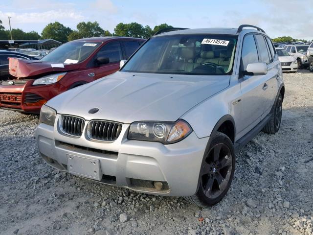 WBXPA93446WG80169 - 2006 BMW X3 3.0I GRAY photo 2