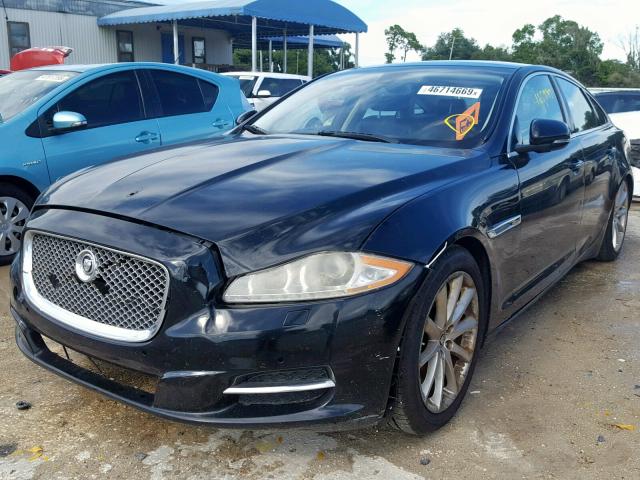 SAJWA1CB4BLV22014 - 2011 JAGUAR XJ BASE BLACK photo 2