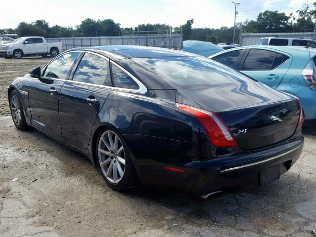 SAJWA1CB4BLV22014 - 2011 JAGUAR XJ BASE BLACK photo 3