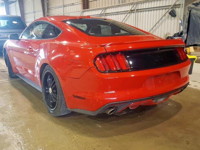 1FA6P8CF7G5280250 - 2016 FORD MUSTANG GT RED photo 3