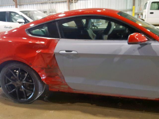 1FA6P8CF7G5280250 - 2016 FORD MUSTANG GT RED photo 9