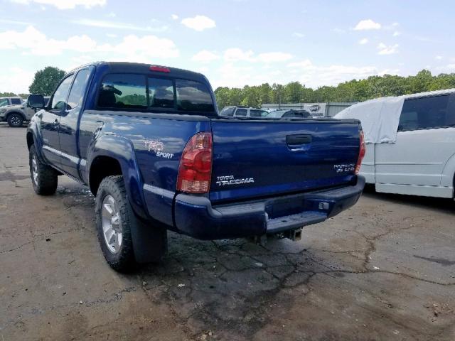 5TETU62N37Z433691 - 2007 TOYOTA TACOMA PRE BLUE photo 3