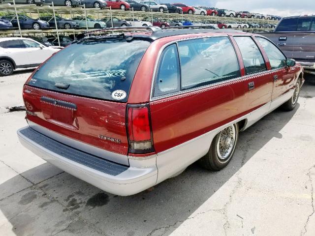 1G1BL8378NW103526 - 1992 CHEVROLET CAPRICE RED photo 4