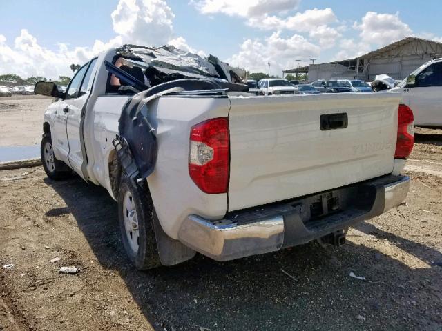 5FTRY5F19FX191639 - 2015 TOYOTA TUNDRA DOU WHITE photo 3