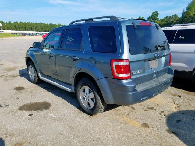 1FMCU0D7XAKC71089 - 2010 FORD ESCAPE XLT BLUE photo 3