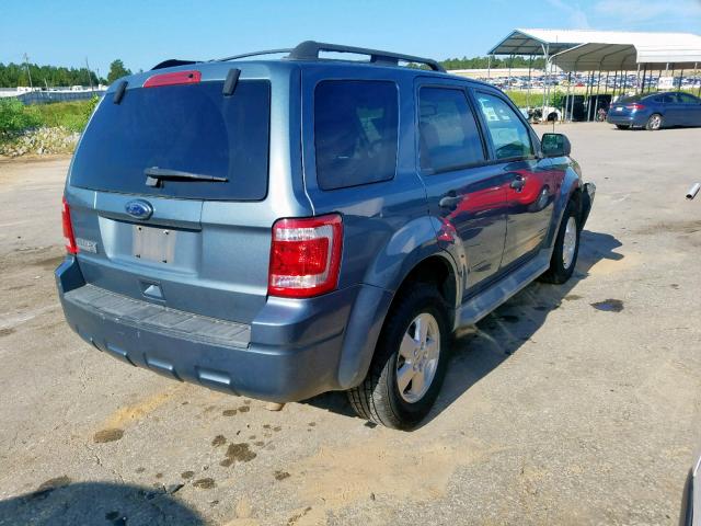 1FMCU0D7XAKC71089 - 2010 FORD ESCAPE XLT BLUE photo 4