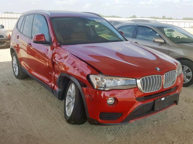 5UXWZ7C51G0R32779 - 2016 BMW X3 SDRIVE2 RED photo 1