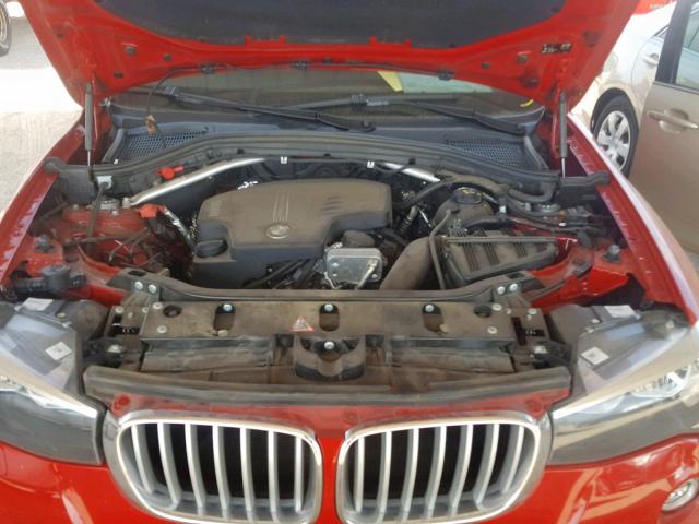 5UXWZ7C51G0R32779 - 2016 BMW X3 SDRIVE2 RED photo 7