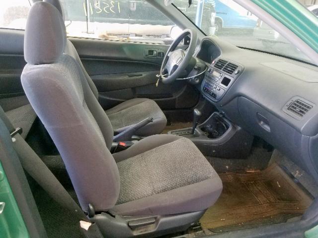 2HGEJ6448TH106085 - 1996 HONDA CIVIC DX GREEN photo 5