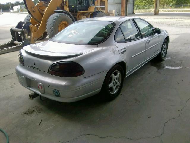 1G2WK52JX2F220564 - 2002 PONTIAC GRAND PRIX SILVER photo 4
