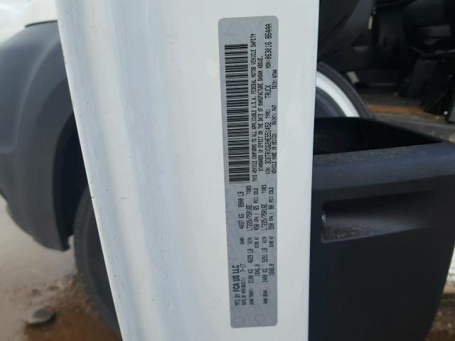 3C6TRVDG2HE551452 - 2017 RAM PROMASTER 白色 照片 10