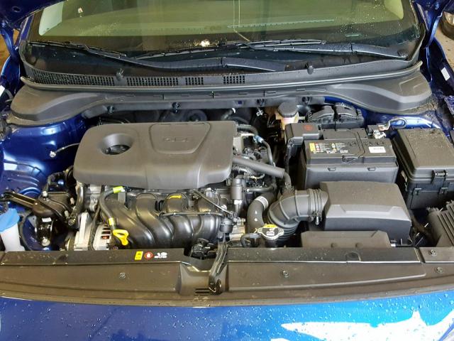 3KPC24A38KE066930 - 2019 HYUNDAI ACCENT SE BLUE photo 7