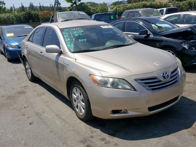 JTNBB46K383045507 - 2008 TOYOTA CAMRY HYBR GOLD photo 1