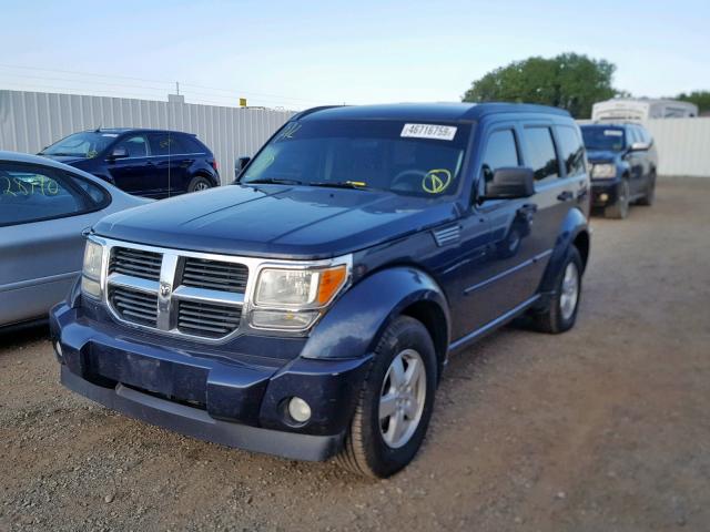 1D8GU28KX8W179081 - 2008 DODGE NITRO SXT BLUE photo 2