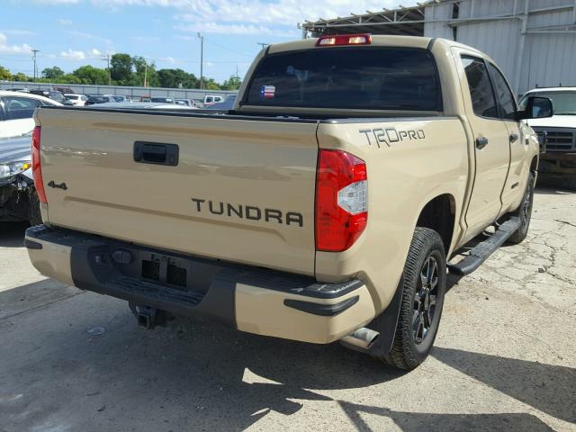 5TFDW5F14GX543804 - 2016 TOYOTA TUNDRA CRE BEIGE photo 4