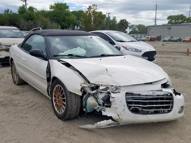 1C3EL55R35N699009 - 2005 CHRYSLER SEBRING TO WHITE photo 1