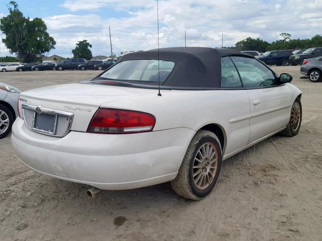 1C3EL55R35N699009 - 2005 CHRYSLER SEBRING TO WHITE photo 4