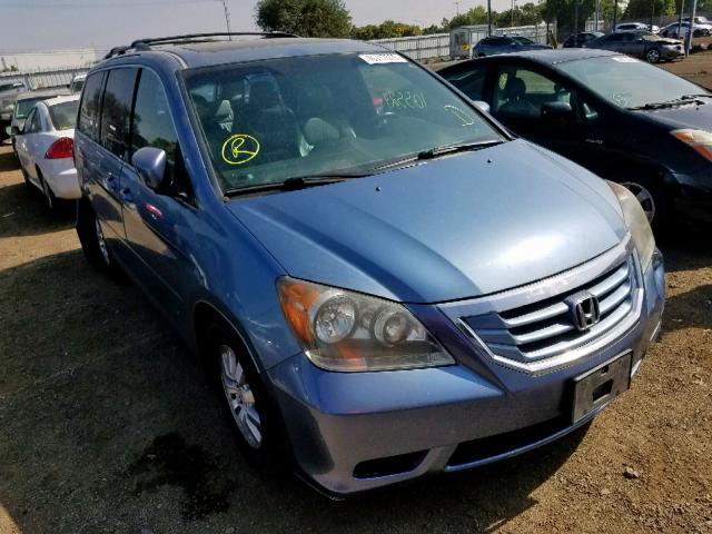 5FNRL38728B006168 - 2008 HONDA ODYSSEY EX BLUE photo 1