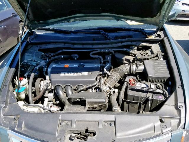 JHMCP26838C031205 - 2008 HONDA ACCORD EXL SILVER photo 7