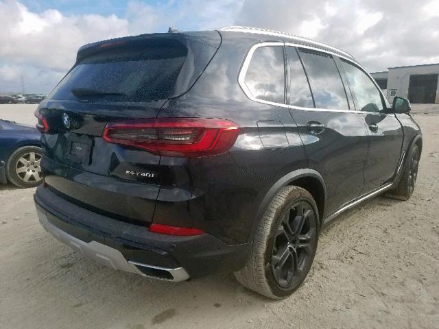 5UXCR6C59KLK80501 - 2019 BMW X5 XDRIVE4 BLACK photo 4