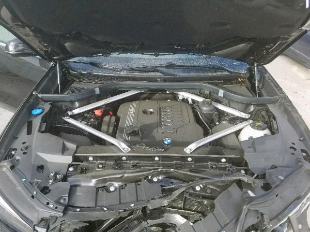 5UXCR6C59KLK80501 - 2019 BMW X5 XDRIVE4 BLACK photo 7