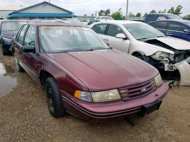 2G1WL54T1P9144359 - 1993 CHEVROLET LUMINA MAROON photo 1