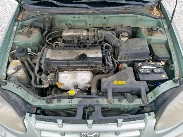 KMHCG45CX3U442019 - 2003 HYUNDAI ACCENT GL GREEN photo 7