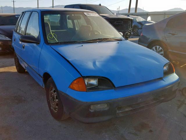 2C1MR646XN6809896 - 1992 GEO METRO BASE BLUE photo 1