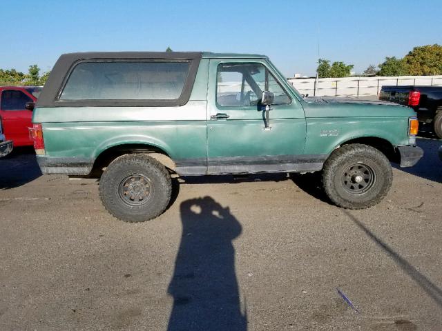 1FMEU15H7JLA40442 - 1988 FORD BRONCO U10 GREEN photo 9