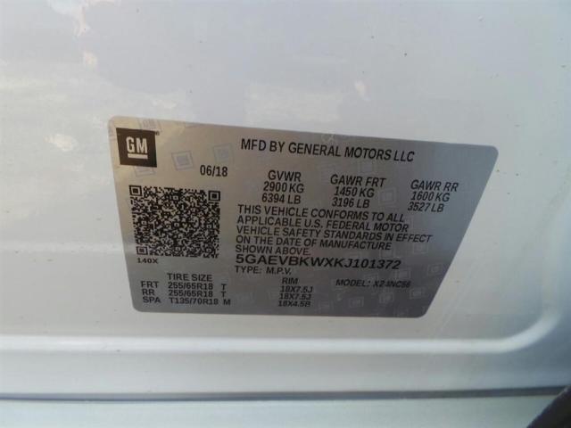 5GAEVBKWXKJ101372 - 2019 BUICK ENCLAVE PR WHITE photo 7