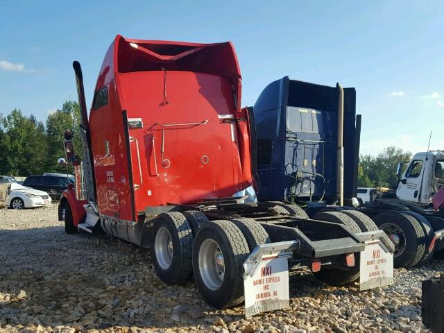 1XKWDB9X47J157078 - 2007 KENWORTH CONSTRUCTI RED photo 3