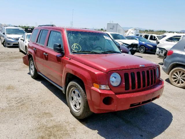 1J8FT28WX8D517972 - 2008 JEEP PATRIOT SP RED photo 1