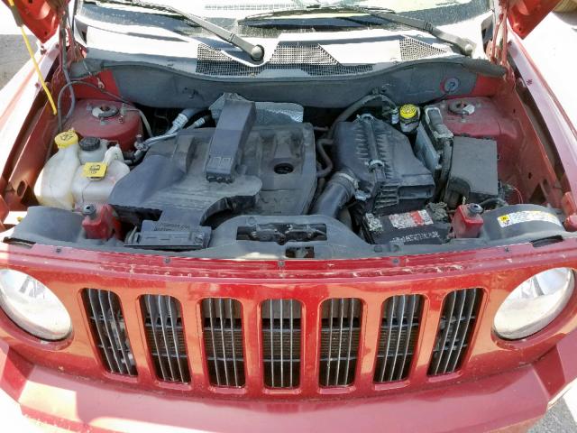 1J8FT28WX8D517972 - 2008 JEEP PATRIOT SP RED photo 7