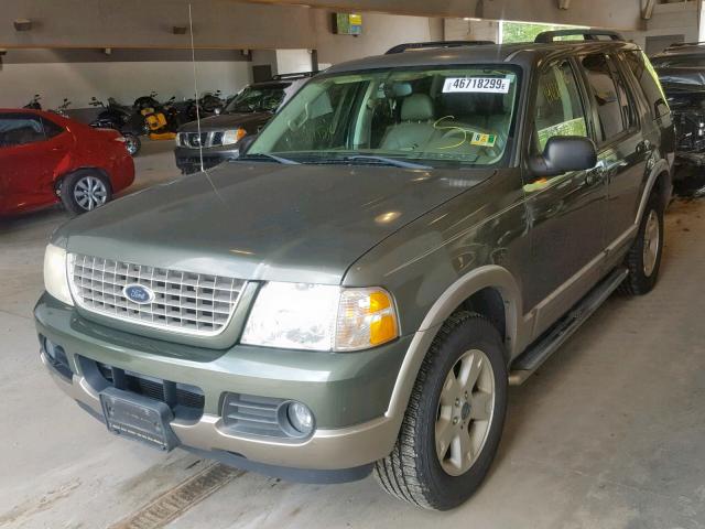 1FMZU74W63UC25308 - 2003 FORD EXPLORER E GREEN photo 2