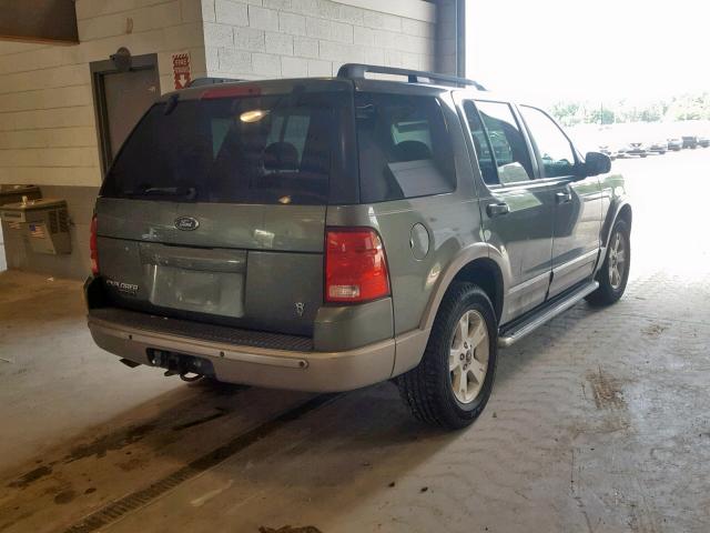 1FMZU74W63UC25308 - 2003 FORD EXPLORER E GREEN photo 4