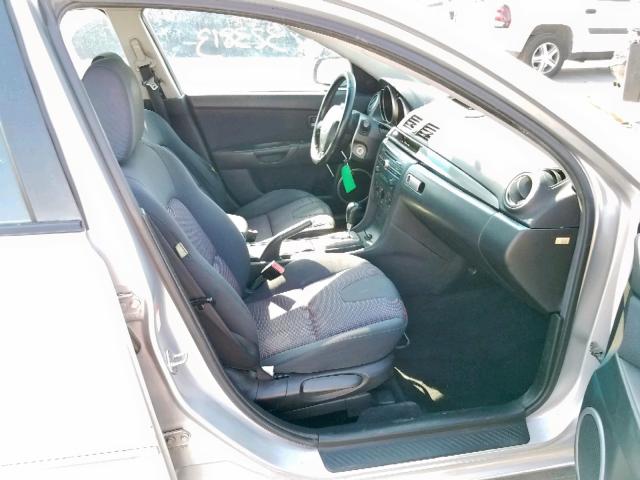 JM1BK323351305750 - 2005 MAZDA 3 S SILVER photo 5